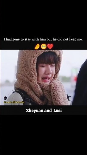 Hidden Love drama sad moments 🥺😢💔#sad #zhaolusi #chenzheyuan #sadstatus #hiddenlove #shorts 🥀