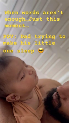 POV: Dad trying to make his little one sleep. #pov #dadandson #parenting