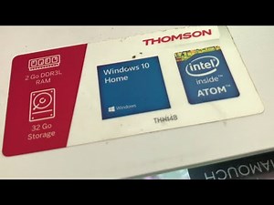 Thomson THN14 Boot USB Windows 10