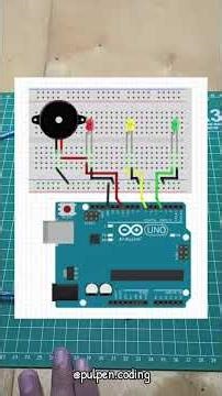 Tutorial: Creating a Traffic Light Simulation Using Arduino Uno | Learn Arduino Uno #arduino