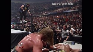 Mick Foley comes up a bit short. 20 years ago at #Wrestlemania 2000. #TableFailTuesday | WrestleBotch