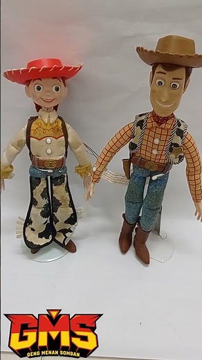 Disney Toy Story 2 Disney Pixar Woody And Jessie Interactive Buddies Talking Action Figures