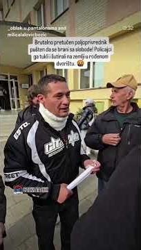 Boban Krsmanović: police torture - attack on an official!