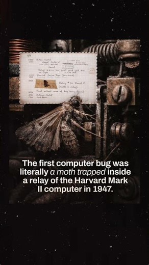 The First Computer Bug Was a Real Bug 🐛💻 (1947 Harvard Story)
