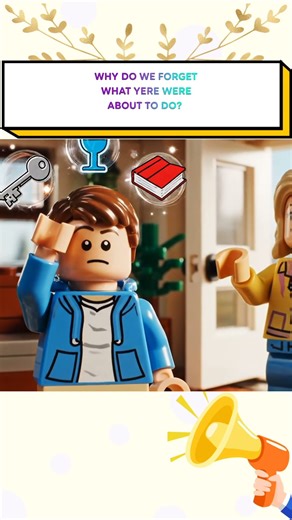 Why Do We Forget What We Were About to Do? 🤯 | LEGO Brain Explained