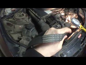 Замена приводного ремня на мерседес двигатель m273