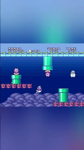 TAS Super Mario All-Stars Super Mario The Lost Levels SNES Mario - Stage 9-2