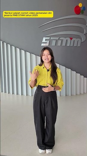 Panduan video perkenalan diri untuk peserta PMB STMM tahun 2025