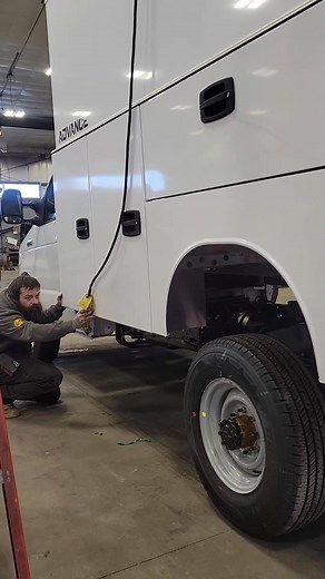 That feeling when the body is finally squared up perfect #stayingalive #worktruck #shoptech #processvideo #fabricator | Hartford Truck Equipment, Inc.