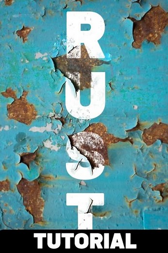 How to Create Rust Text Effect in Photoshop
