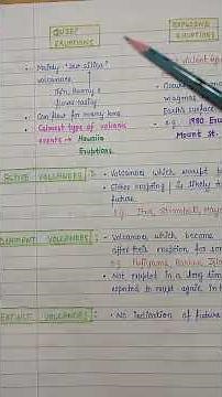 Volcanoes -- Classification::Active, Dormant & Extinct Volcanoes || World Geography || An Aspirant !