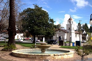 Santa Cruz Mission State Historic Park in Santa Cruz, USA