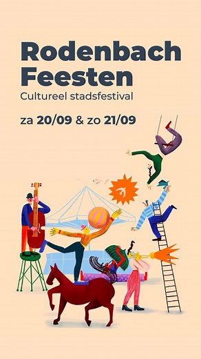Rodenbachfeesten Roeselare 🤹‍♂️🎶🎭 Noteer dit cultureel stadsfestival op zaterdag 20 en zondag 21 september in je agenda! | Stad Roeselare