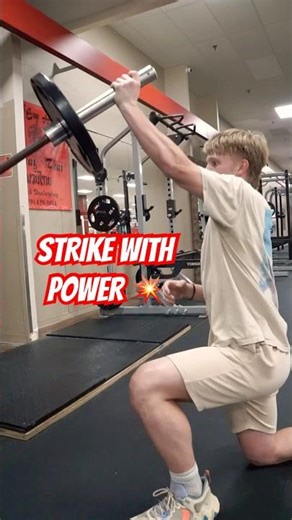 One-Knee Landmine Push – Build Explosive Upper-Body Power