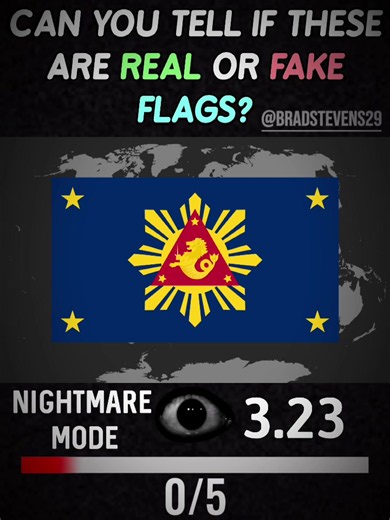 Nightmare mode real or fake #flag #flags #flagquiz #realorfake #quiz | nightmare mode