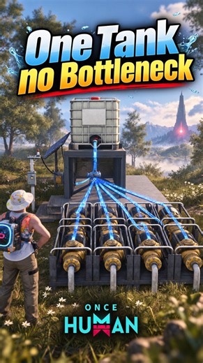 Does your water pump setup have a bottleneck? #OnceHuman #GamingTips #Tutorial