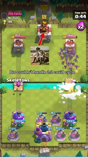 Using bats as my win condition #clashroyale #shorts