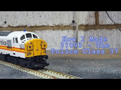 Making 37093 - Police Livery Class 37 - 00 Gauge