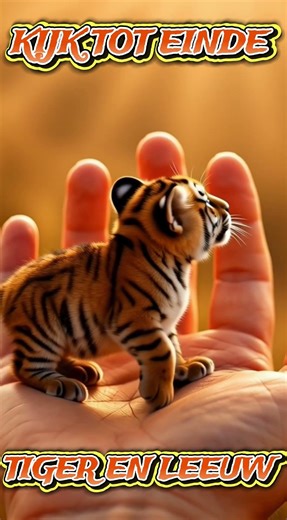 Tiger en Leuuw #AIArt #AIAnimals #ai #tiger #leeuw