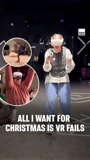 Digital Trends on Instagram: "VR fails never get old. Here’s a compilation to add some chaos to your Christmas scrolling. #vr #vrgaming #vrfail"