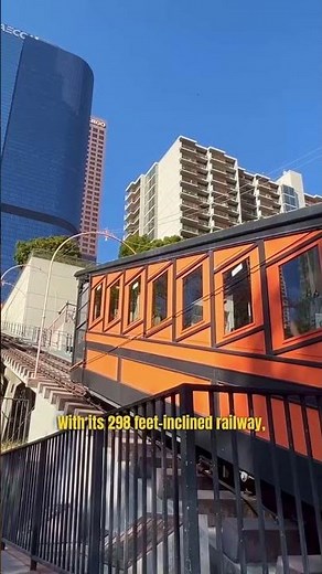 A must see places in DOWNTOWN LOS ANGELES 👉 Grand Central Market, Angels Flight 🍲🚆🌴 #california