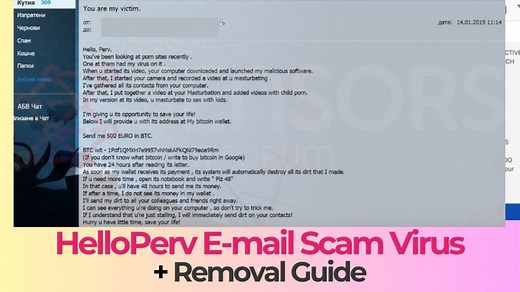 Hello Perv Email Scam: How to Identify and Remove It [2025]