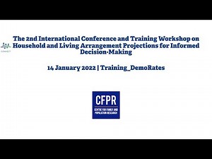 14 January 2022 | Training_DemoRates |The 2nd International Conference and Training Workshop