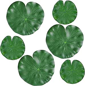 Amazon.com: WhistenFla Floating Lily Pads for Ponds, 6Pcs Realistic Lily Pads Leaves Artificial Floating Foam Lotus Leaves Plastic Foam Water Lily Pads Foliage Pond Decor for Pond Pool Koi Fish Patio Aquarium : Patio, Lawn & Garden