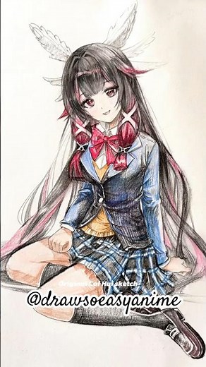 How to draw ultra clean anime art#anime #lineart # #vocaloid #drawing #art drawing #art
