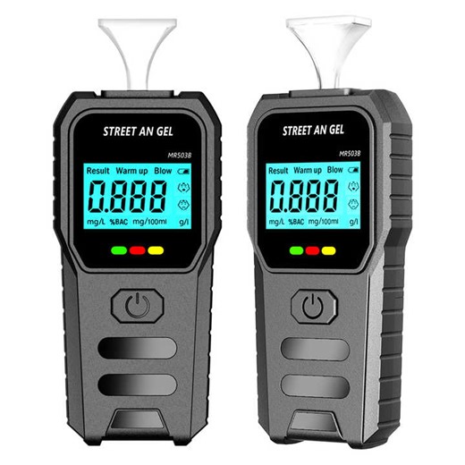 Professional Alcohol Breath Tester MR503B Portable Digital Breathalyzer with HD Display & Fast Detection