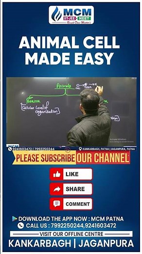 Animal Cell Concepts Made Easy in 60 Seconds | NEET Biology 🧬