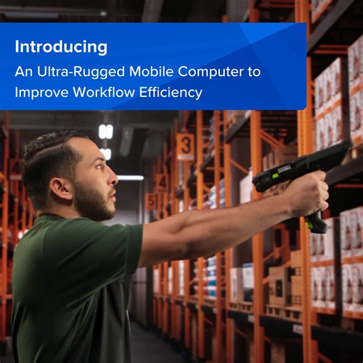 Introducing the latest evolution in our ultra-rugged mobile computer lineup: the MC9400! The MC9400 is the first of its family to offer both 5G (data only) and Wi-Fi 6E connectivity for workers across all industries – efficient in challenging environments – both inside and outdoors, including cold storage. What does that mean for your front line workers? It means secure authentication and increased productivity and reliability. With the ability to scan anything anywhere at any time with optimize