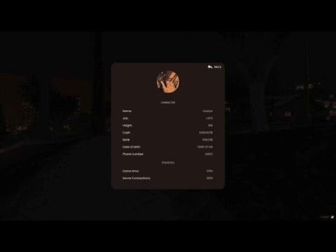 [ ESX ] fivem character menu : FiveM Scripting