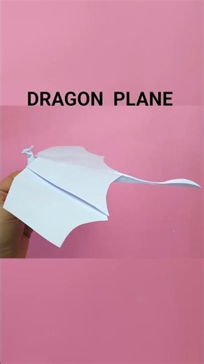 How to make a Paper Dragon Plane #shorts