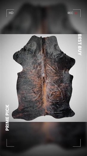 Looking to elevate your home décor? 🏡✨ Discover the stunning Large Brindle Cowhide Rug G299! Measuring 5.9x7.3 ft, this unique piece adds a touch of rustic charm and warmth to any room. 🌟 Its soft texture invites you to sink your toes in, while the rich brindle patterns create a visual feast for the eyes. Perfect for cozy evenings or brightening the living area, this rug transforms your space into a stylish sanctuary. 🌈💖 And at just $129.00, it's an unbeatable deal for a touch of luxury! So,