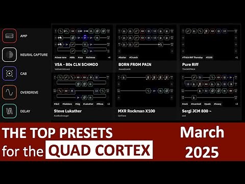 Top Presets for the Quad Cortex - March 2025