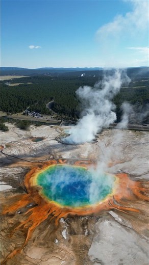 Experience Yellowstone National Park in stunning 4K. 🏔️🌲🎬