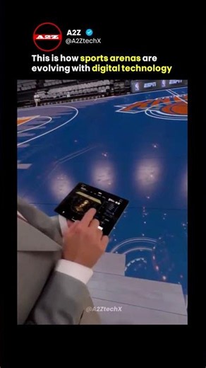 This Mind-Blowing NBA LED Court Displays Real-Time 3D Illusions