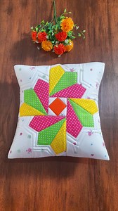 Stunning Dresden Plate Quilt Pillowcase #sewing #diy #crafting #handmade #quilting | Indah Sewing