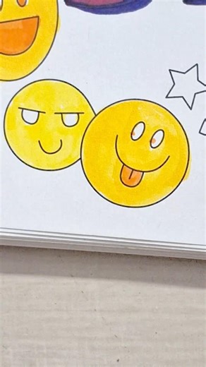 #smile #emoji #drawing #easy #sunset #shorts #viral #trending #art #craft #easydrawing #cartoon #fyp