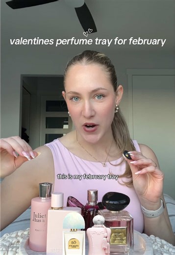 💞💞💞💞💞💞💞💞 thank god February & valentines is here because it’s finally time to get out of the winter funk and I love a themed tray because it makes it so much easier getting ready in the morning my perfect valentines tray: - Burberry her elixir @@Burberry - house of Bo ave Maria @@House of Bō - Viktor &rolf bonbon @@Viktor&Rolf Fragrances - Parfums de Marly Delina @@Parfums de Marly - Armani Prive Pivoine Suzhou @@Armani beauty - jhag powder love @@Juliette has a gun