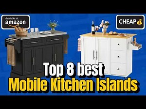🔥 Top 8 Best and Cheap MOBILE KITCHEN ISLANDS of Amazon [2026] Budget 👍 Quality/Price ✅