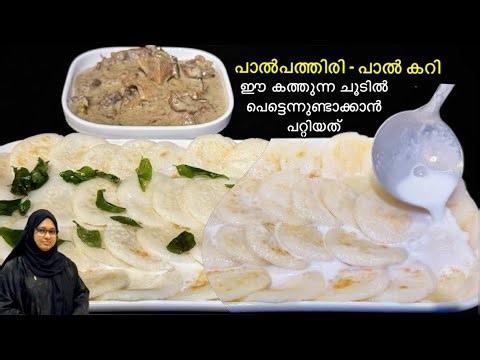 ഗ്യാസും,സമയവും ലാഭം😱പുതിയാപ്പിള സ്പെഷ്യൽ പാൽപ്പത്തിരി പാൽ കറി 