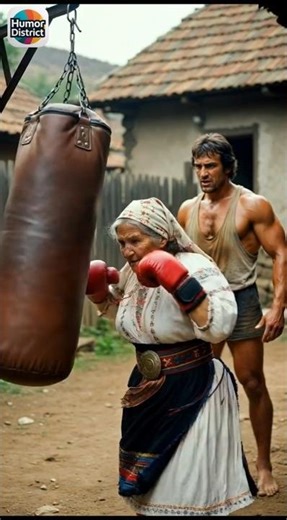 Grandma Packs a PUNCH! 💥 Old Lady Breaks the Bag