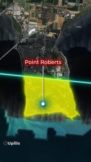 The Invisible Line That Created These Strange Towns #shorts