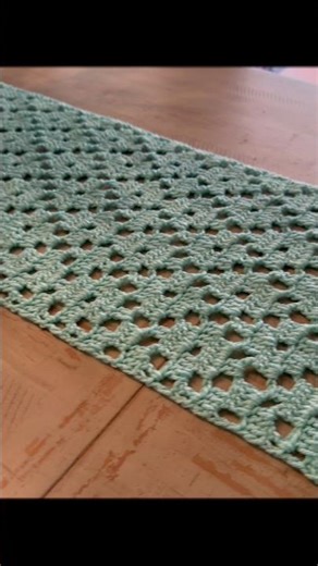 Crochet this table runner #crocheting #crochet #crochetpattern #crochetlove #crocheter