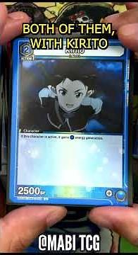 Sword Art Online Deck Profile - Blue Kirito & Asuna | Union Arena TCG