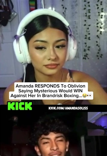 Amanda RESPONDS To Oblivion Saying Mysterious Would WIN Against Her In Brandrisk Boxing…😭👀#amandasolis #oblivion #mysteriousaileah #fyp