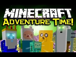 Minecraft ADVENTURE TIME MOD Spotlight! - Visit The Land Of Ooo! (Minecraft Mod Showcase)
