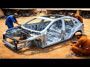Amazing Pakistani Mechanic Skills - Bringing a Scrapped Car Back to Life - ‪@Mechanical-Hands‬